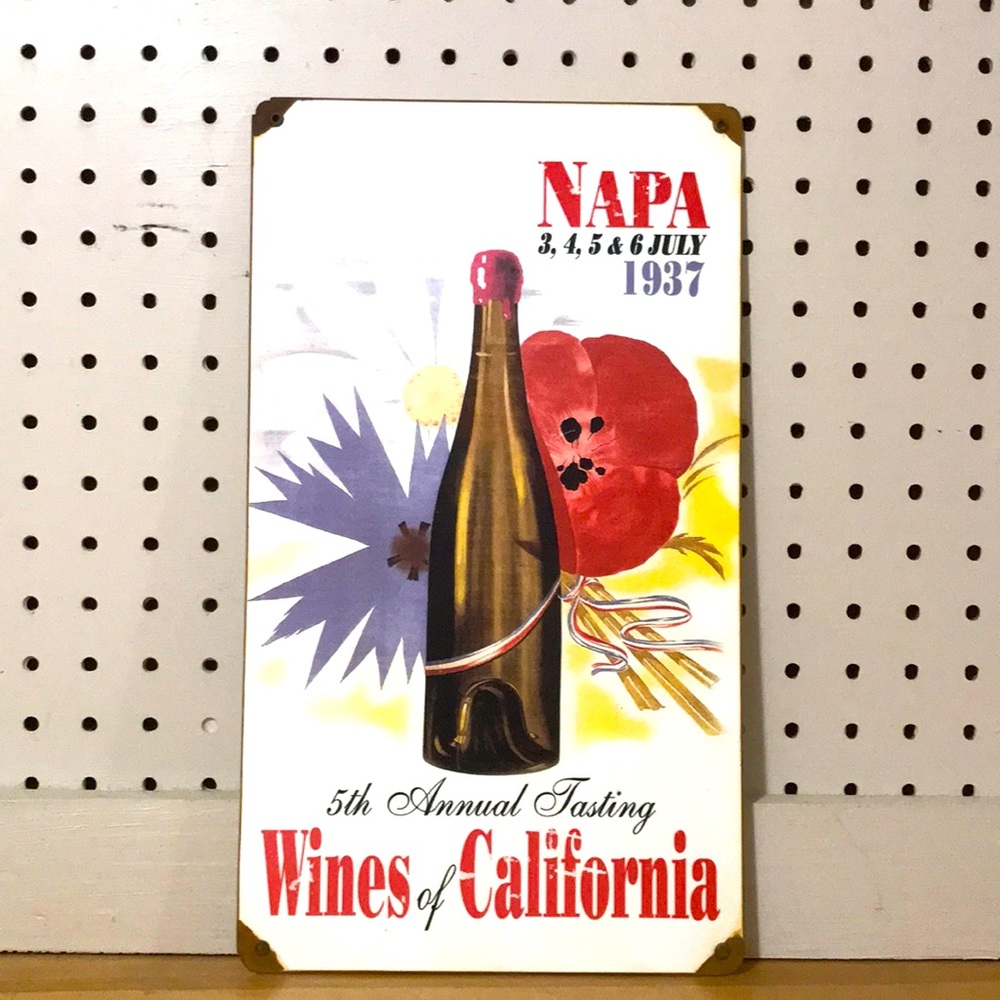 Metal NAPA WINE SIGN